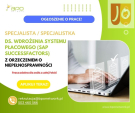Specjalista/ka ds. Wdrożenia Systemu Płacowego SAP z orzeczeniem - zdalnie