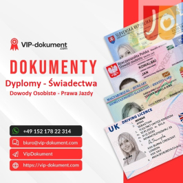 Kup średnie z wpisem, maturę z wpisem, dyplom uniwersytetu