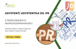 Asystent/ka ds. PR z orzeczeniem o niepełnosprawności zdalnie cała Polska