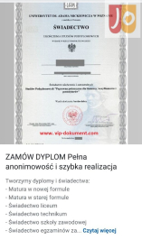 Oferujemy Średnie wykształcenie w 7 dni, kupie mature