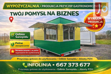 Wypożyczalnia - produkcja przyczep gastronomicznych